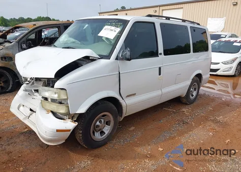 2002 Chevrolet Astro Ls from USA, damaged, VIN 1GNDM19X92B139649